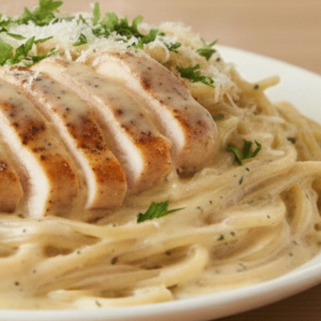 Creamy Chicken Spaghetti 