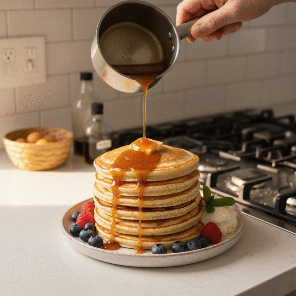 Make the Caramel Syrup