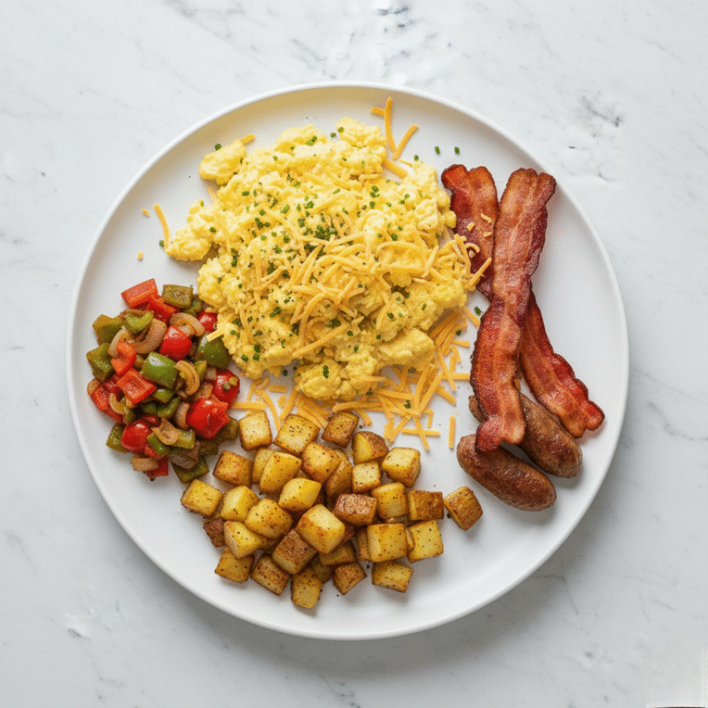 All Cooked Components Separated