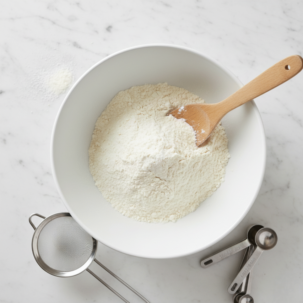 Dry ingredients combined