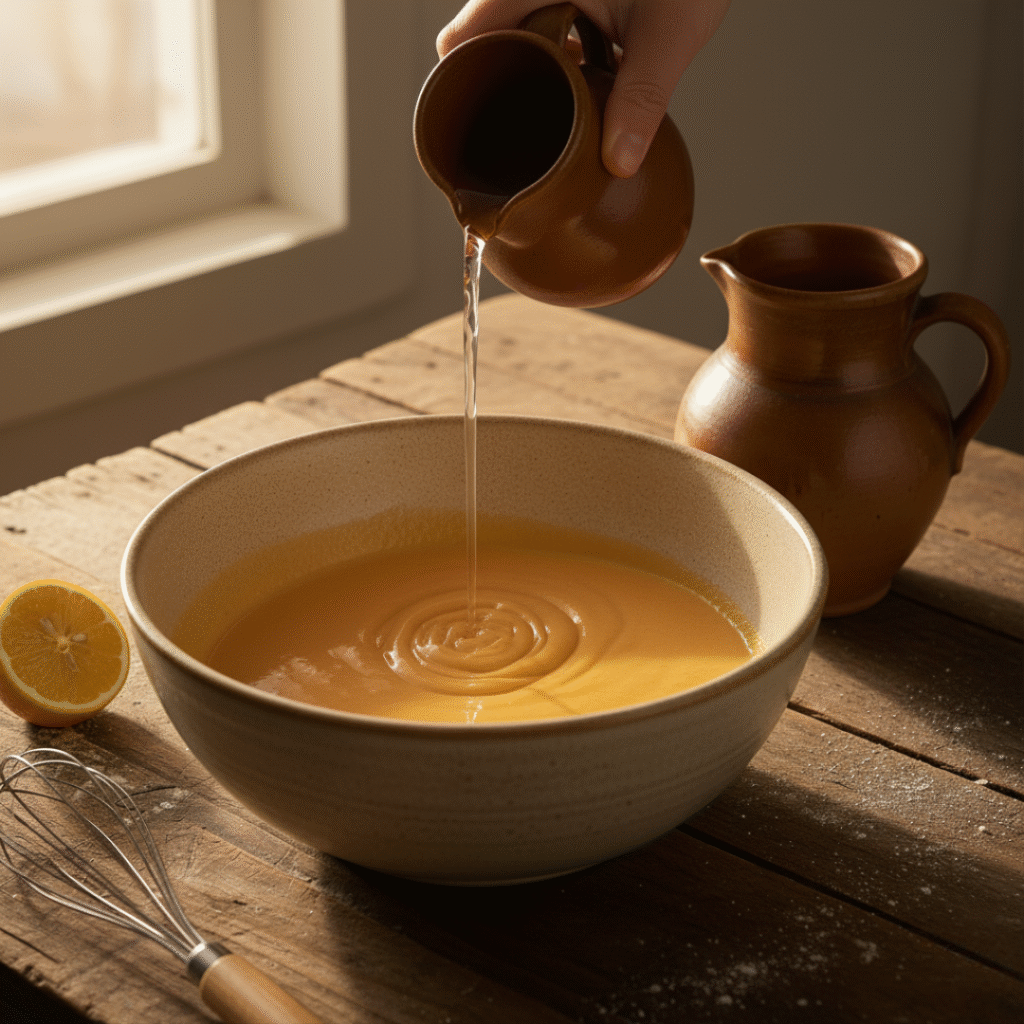 Pouring Lukewarm Water — Smooth Stream