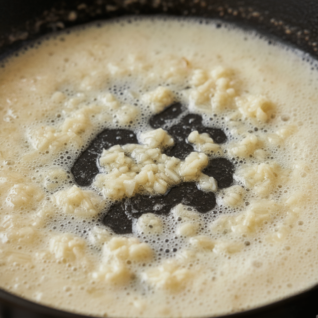 Sauté Garlic for Sauce