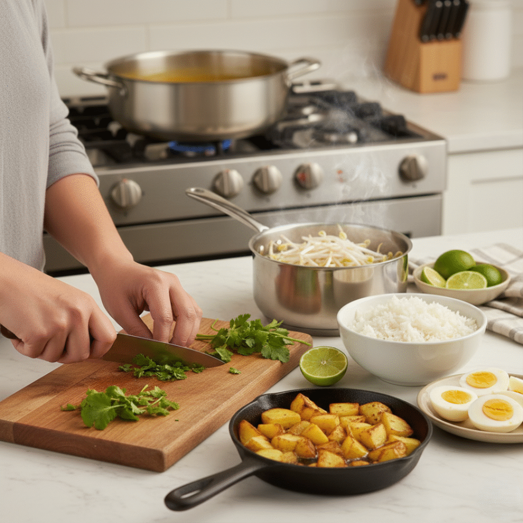 Prepare the Toppings