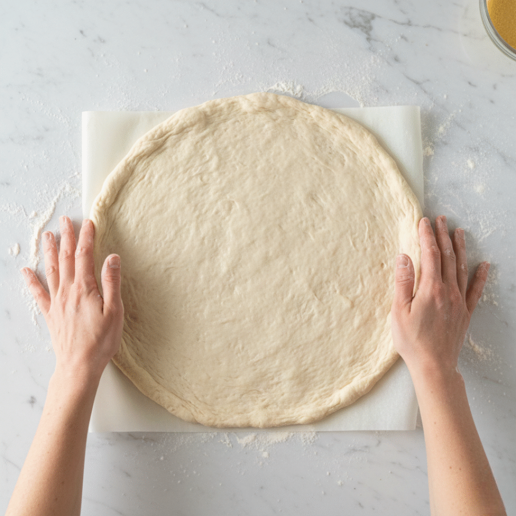 Shaping the dough