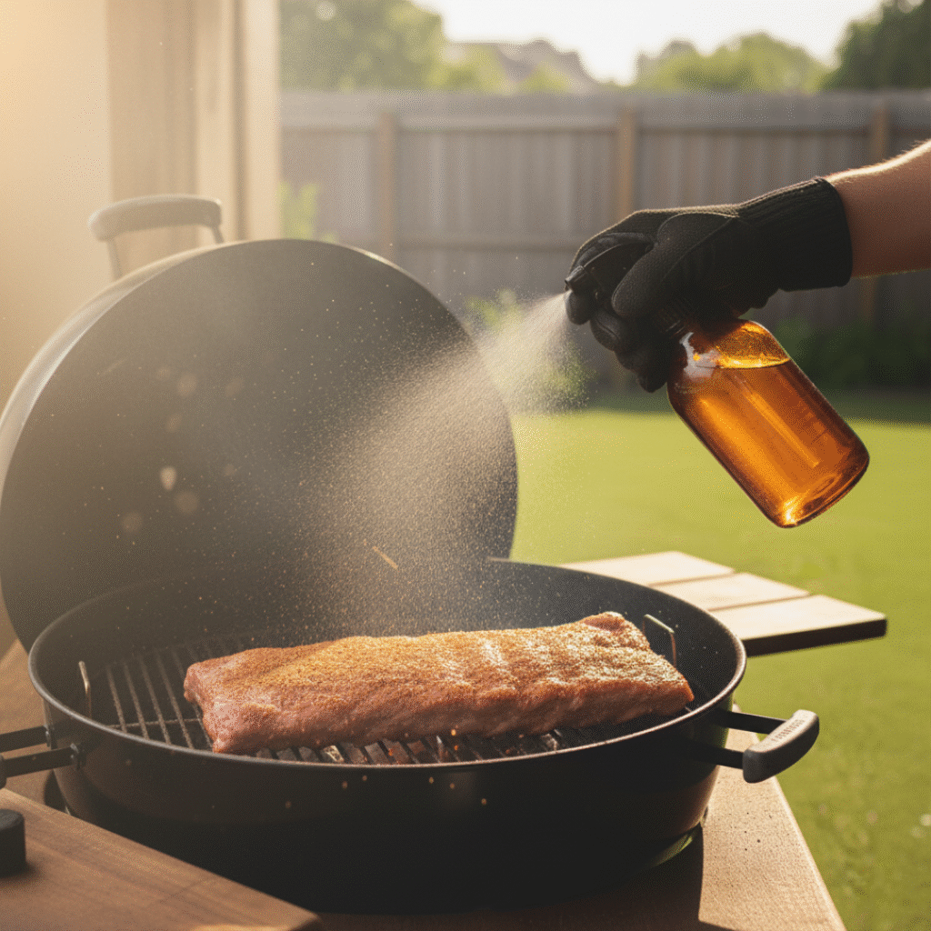 spray them with apple cider vinegar