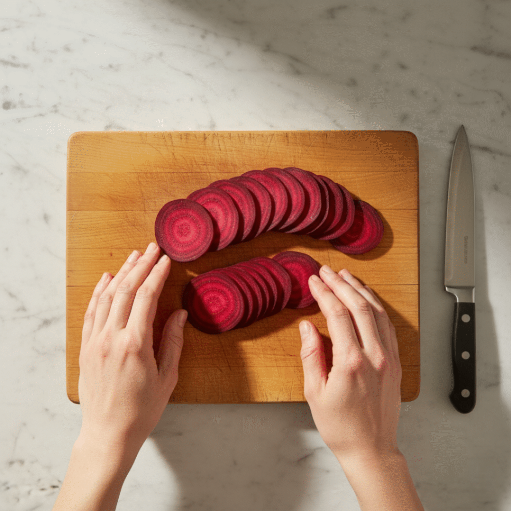 Sliced Beets Ready