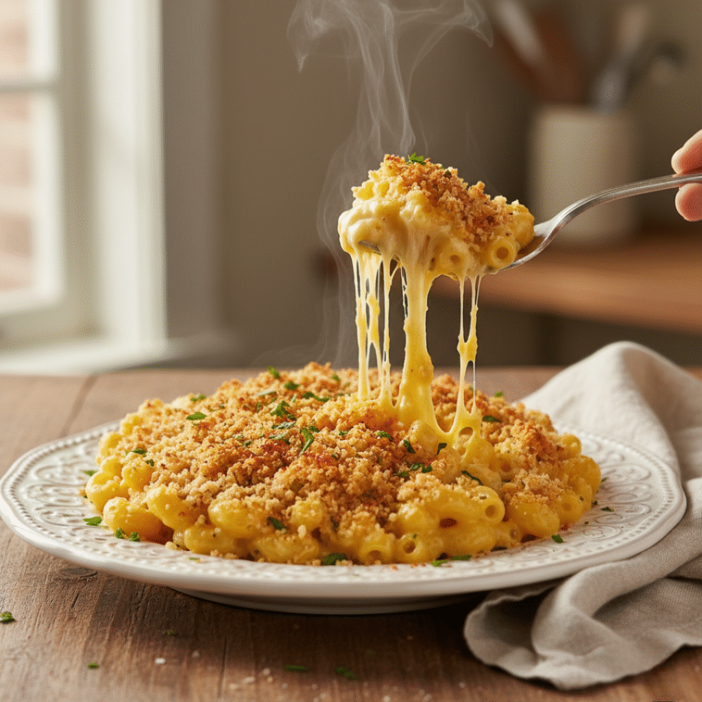 creamy macroni and cheese