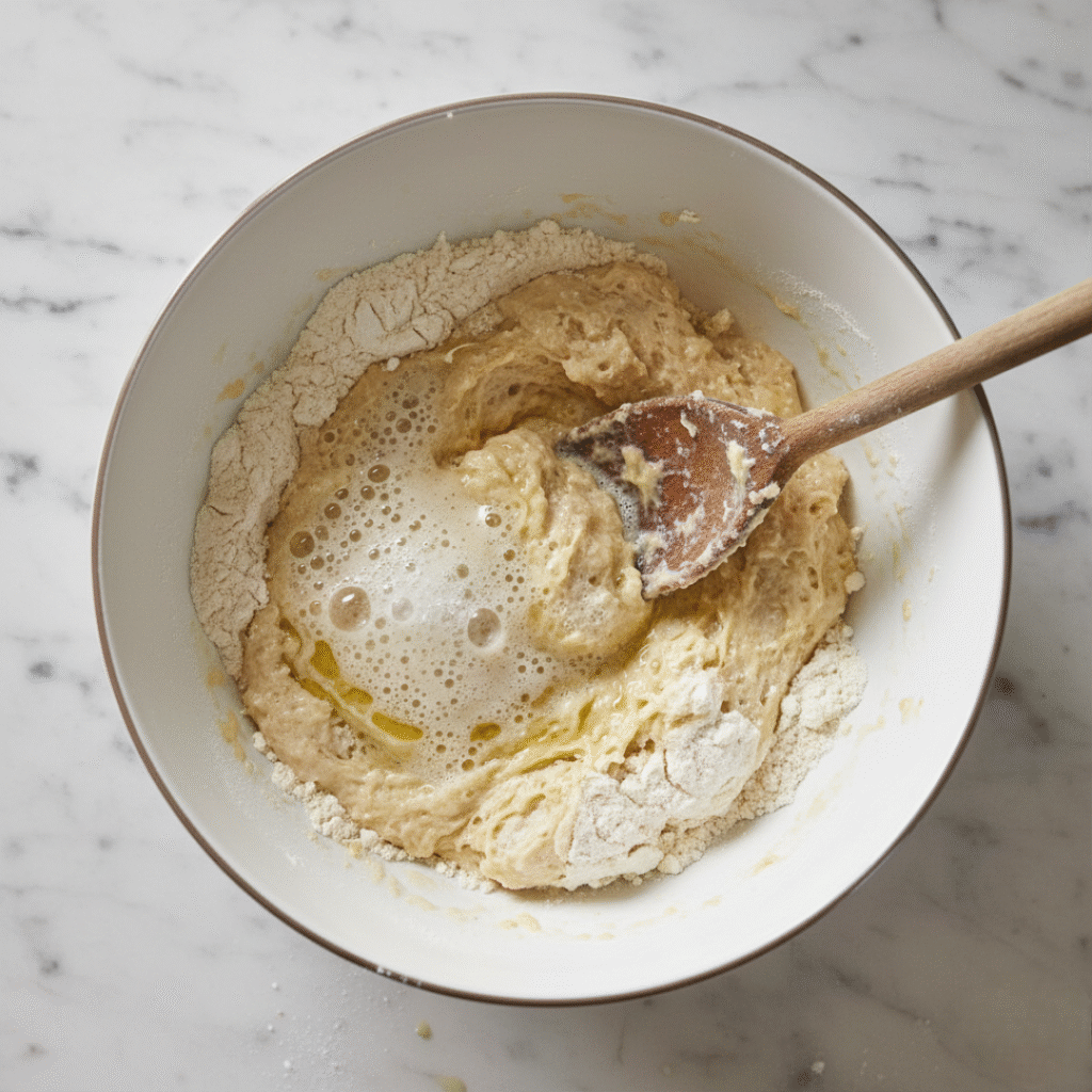 Mixing Dry and Wet Ingredients