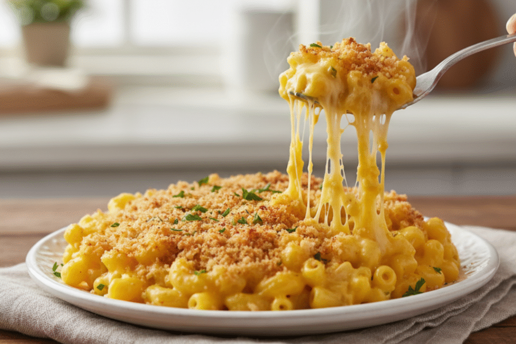 creamy macroni and cheese