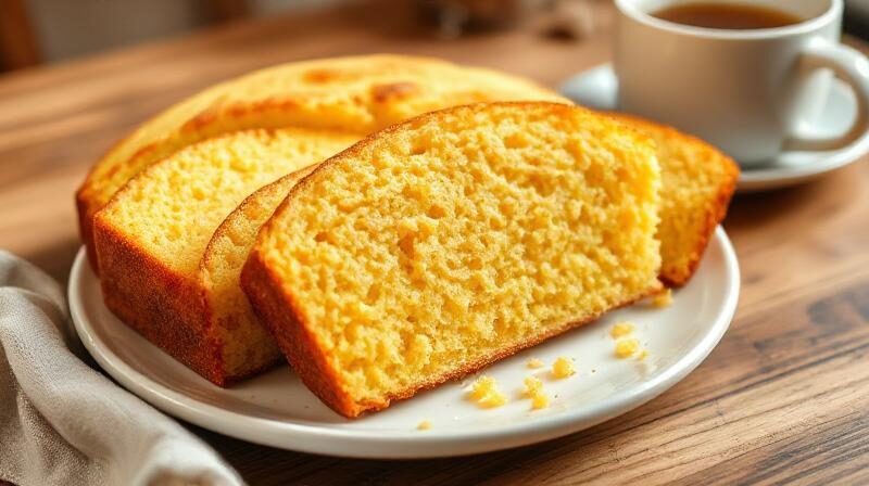 Easy Homemade Cornbread Recipe | Soft, Golden & Delicious