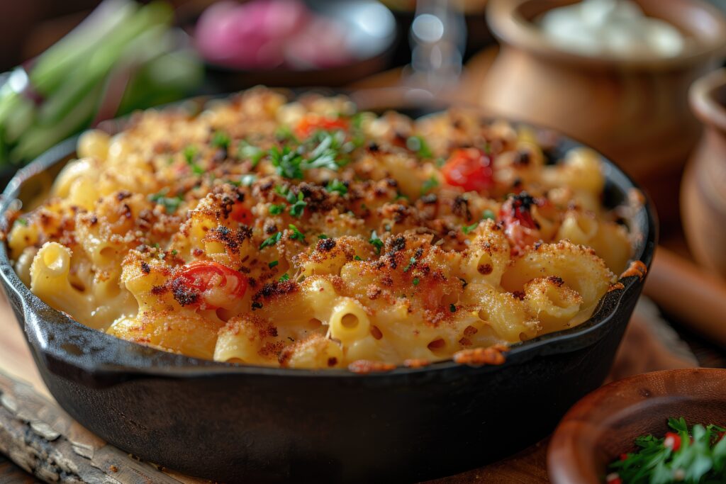 vecteezy a close up of creamy macaroni and cheese with toasted 52750730