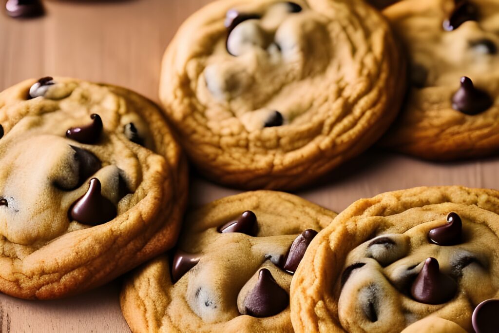 vecteezy chocolate chip cookies 14591059