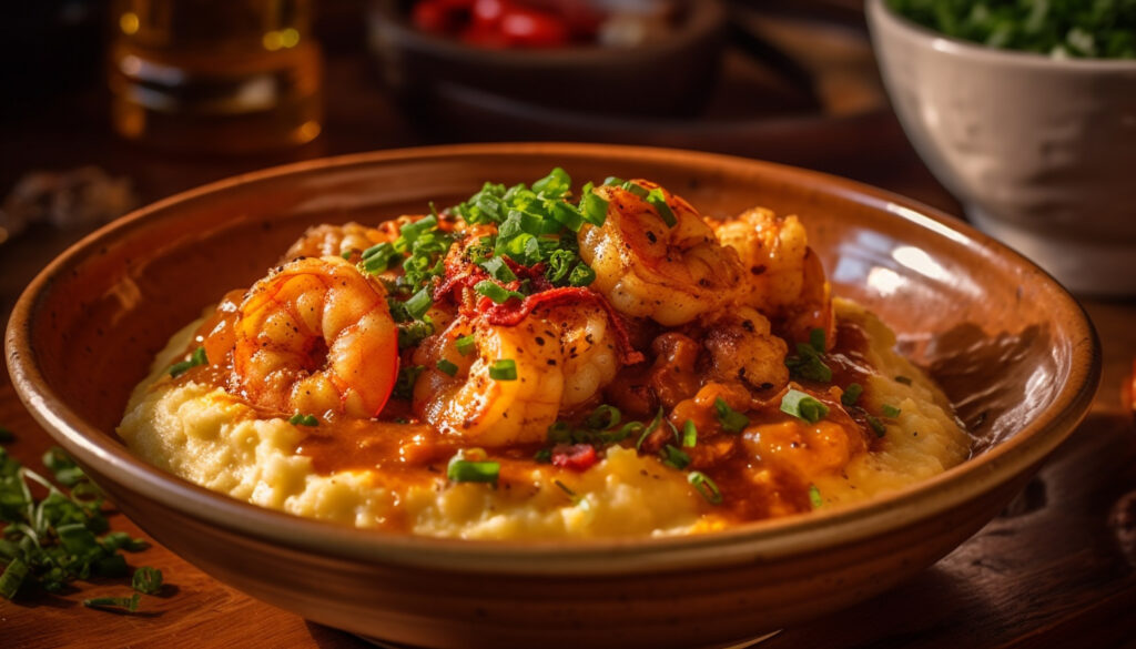 vecteezy fresh seafood appetizer grilled prawn scampi with savory 24747266 4
