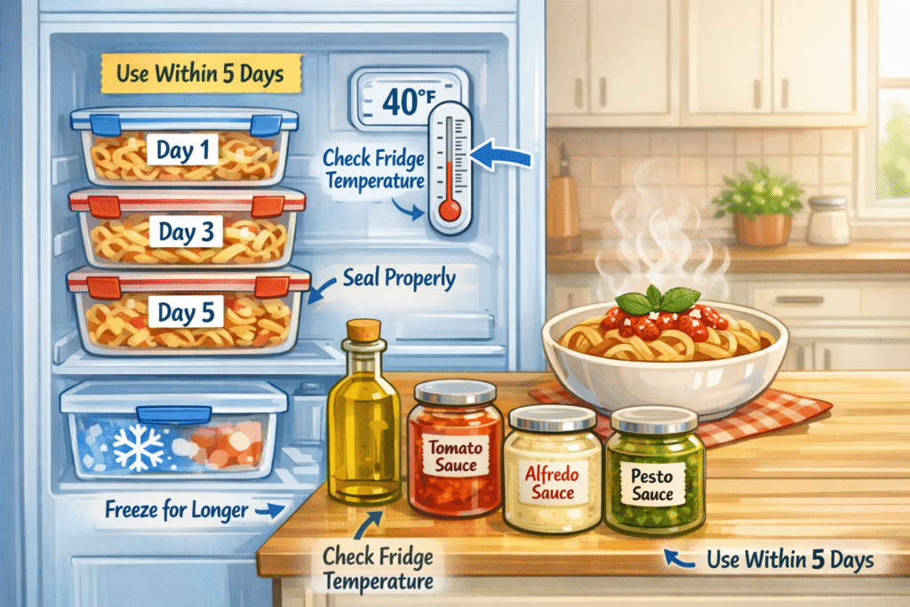 How Long Is Cooked Pasta Good for in the Fridge? Storage Tips