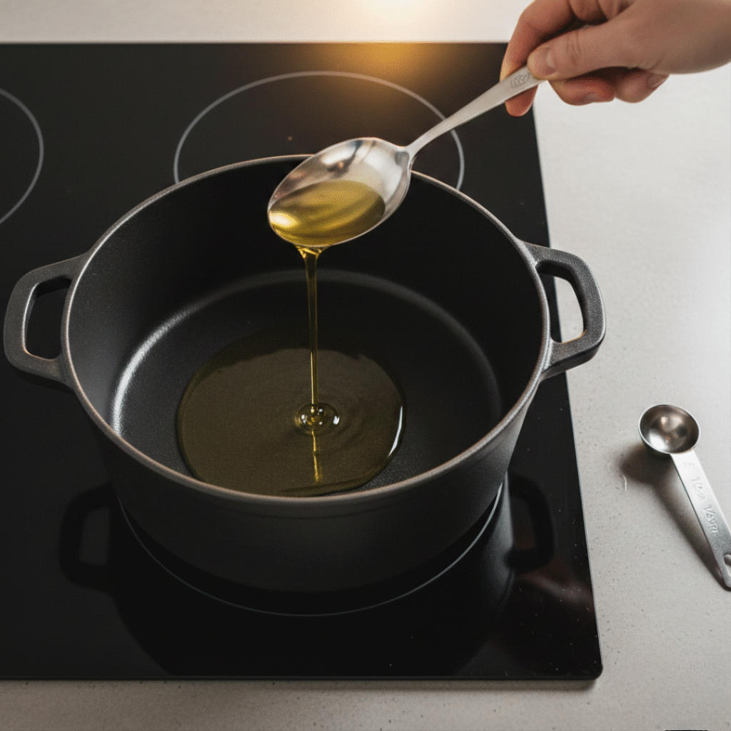 Adding Oil to the Bottom