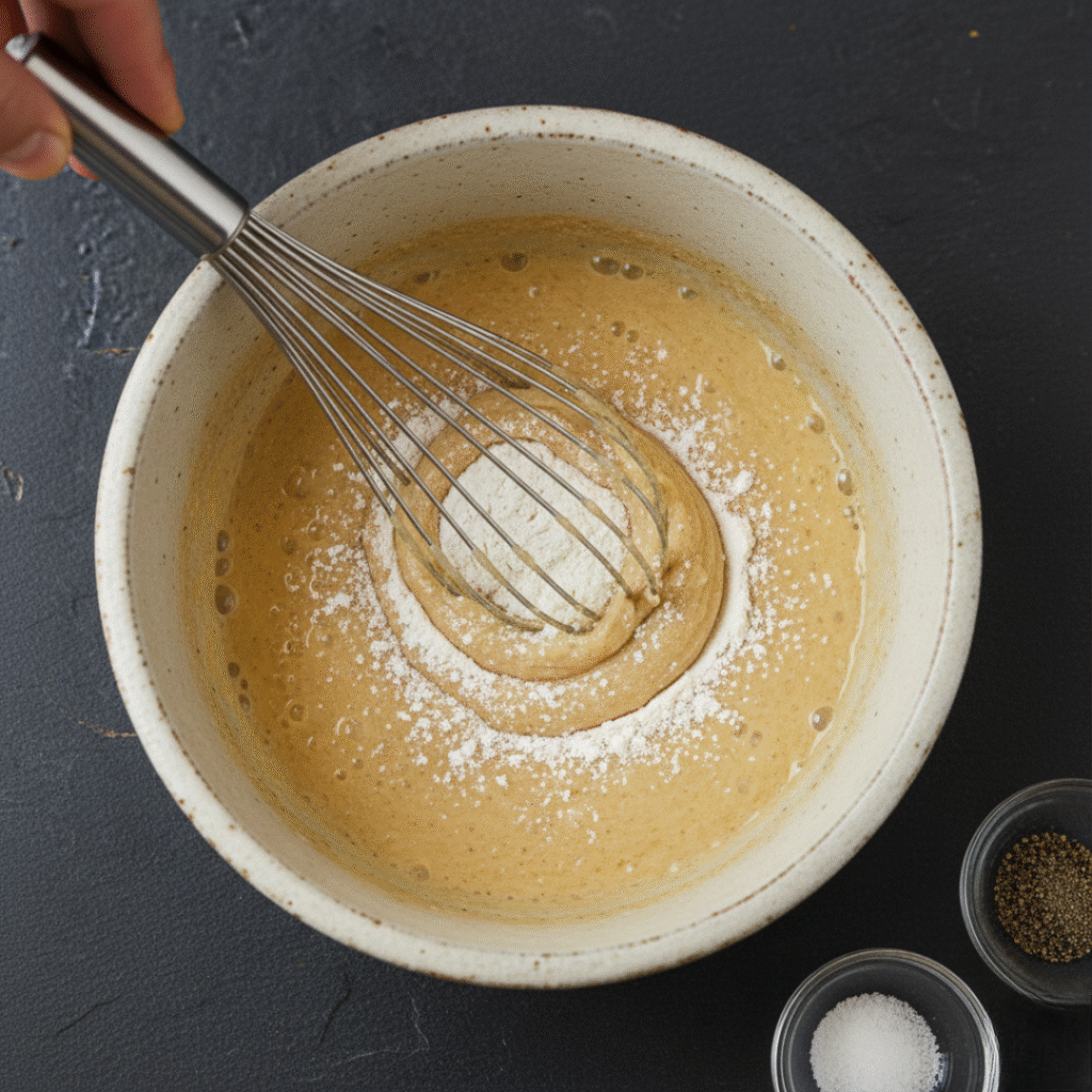 Adding the Flour (The Roux)