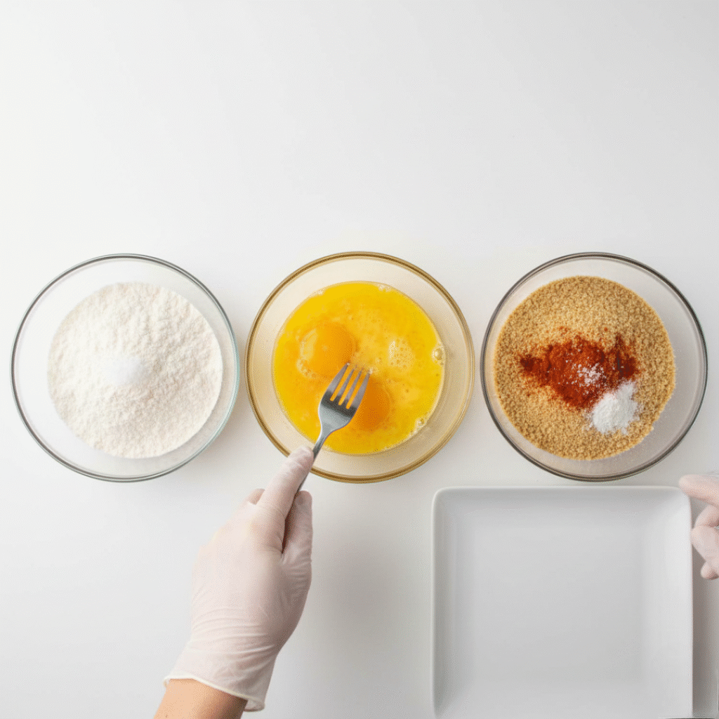 Setting up the Breading Station