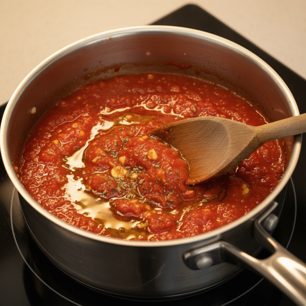 Making the Pizza Sauce