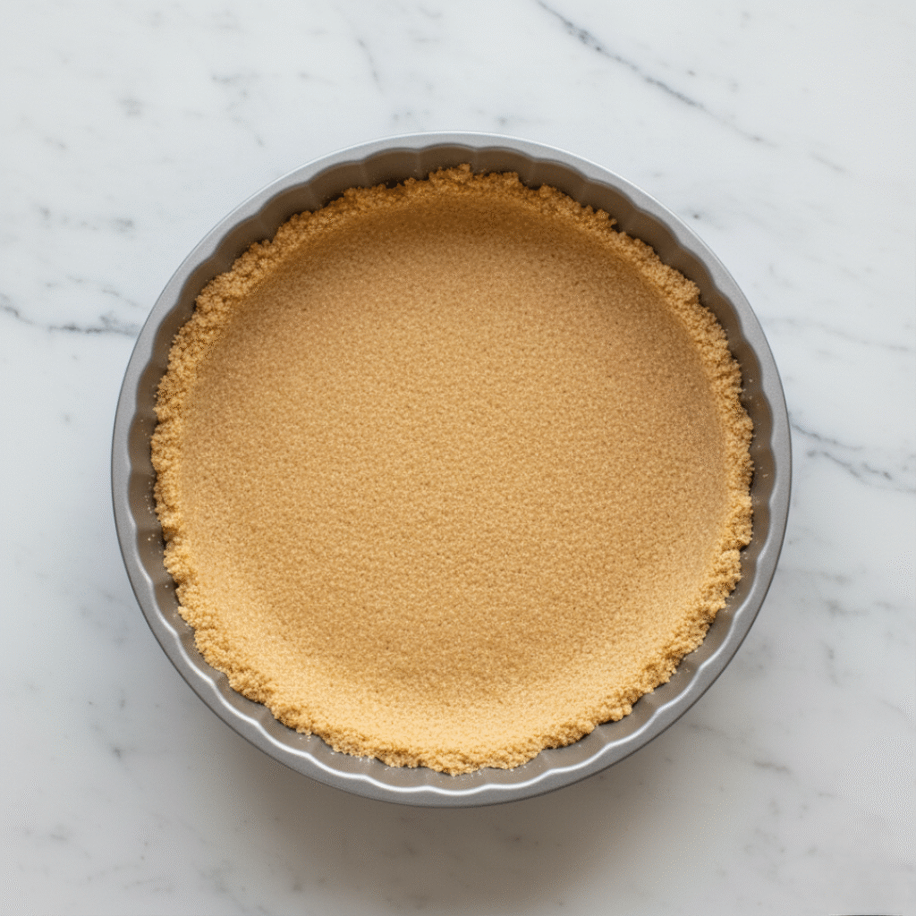 Pressing Crust into Pie Pan