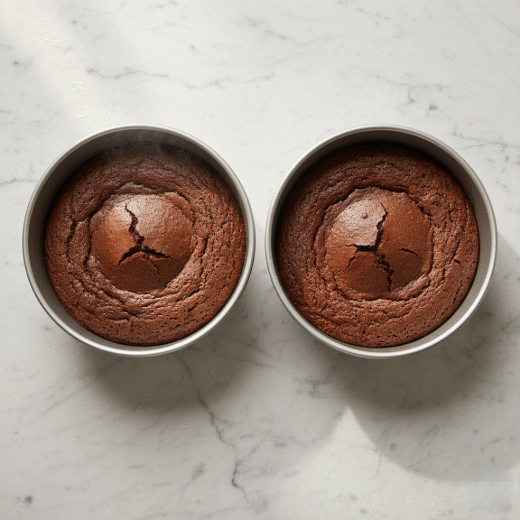 Baked Cakes Fresh from Oven