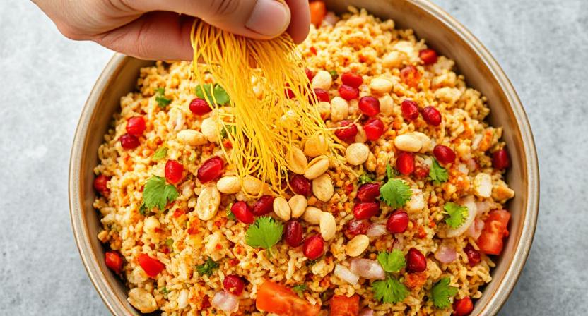 how to make bhel puri