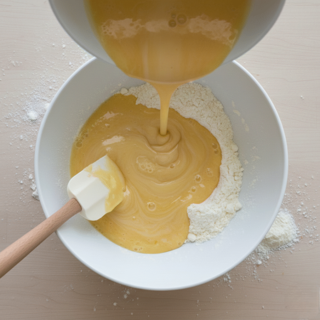 Combining Wet and Dry Ingredients