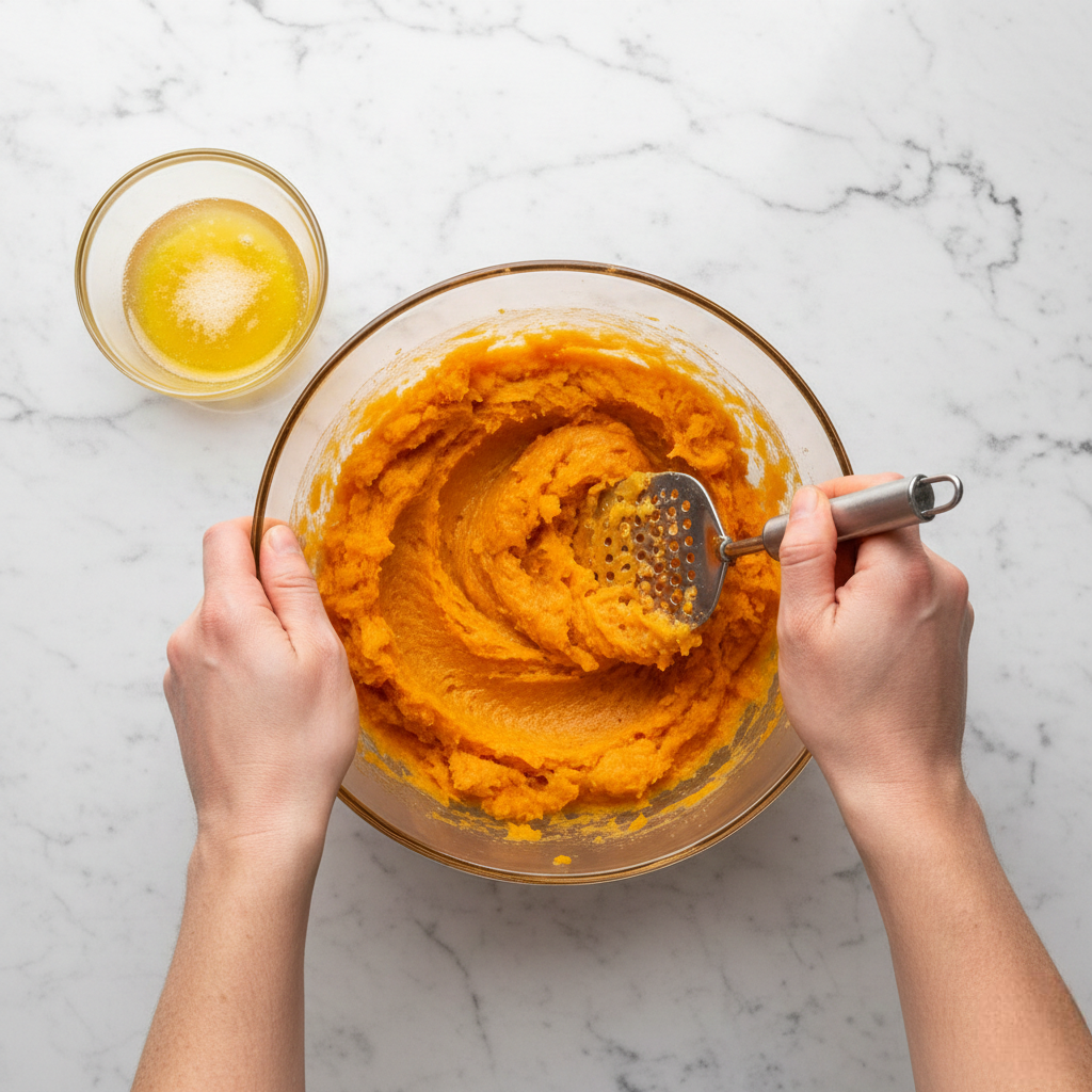 cooping Sweet Potato Flesh