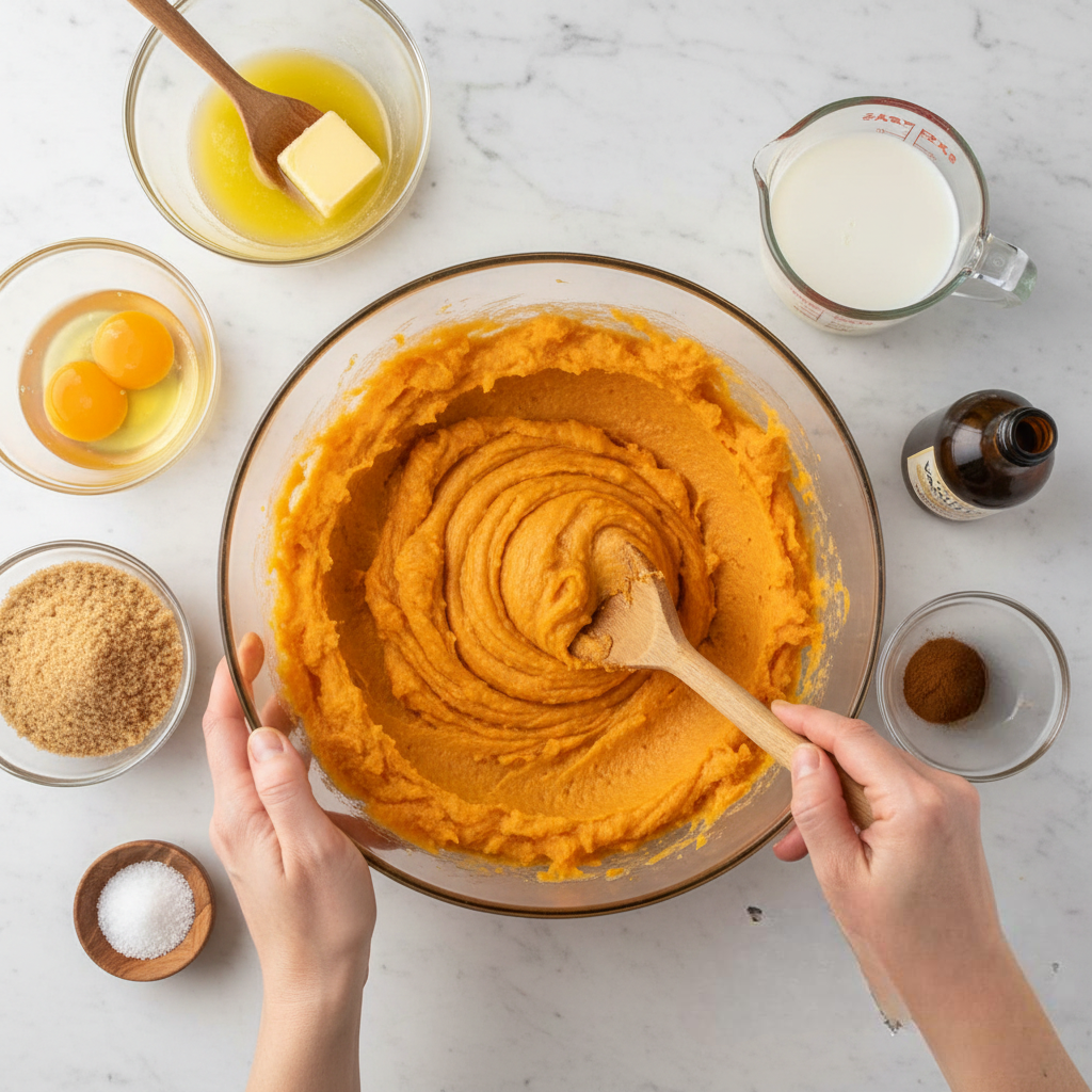 Mixing Main Ingredients