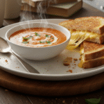 Tomato Soup with Grilled Cheese