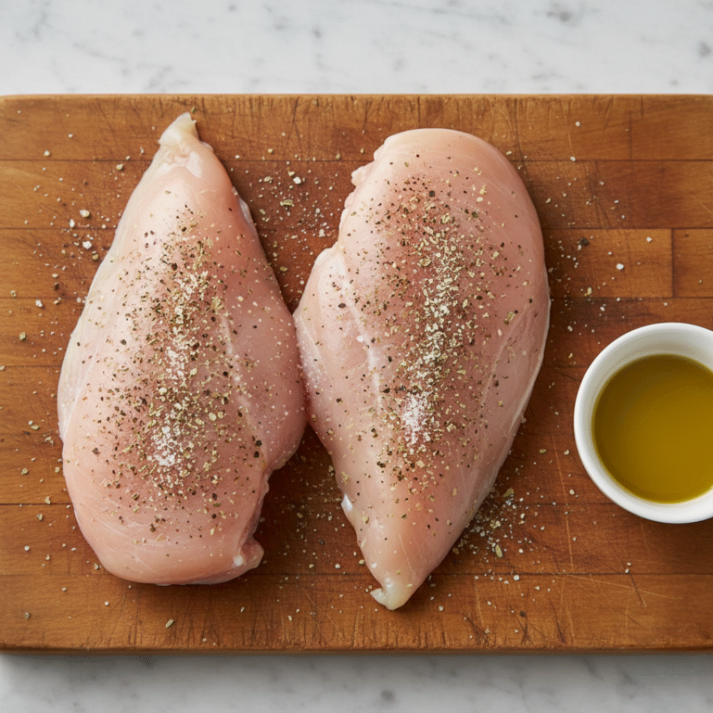 Preparing the Chicken
